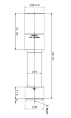 LS-TCL-2806 dimensions (mm)