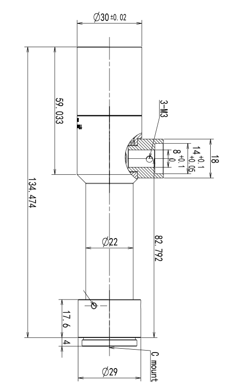 LS-TCL-2807 dimensions (mm)