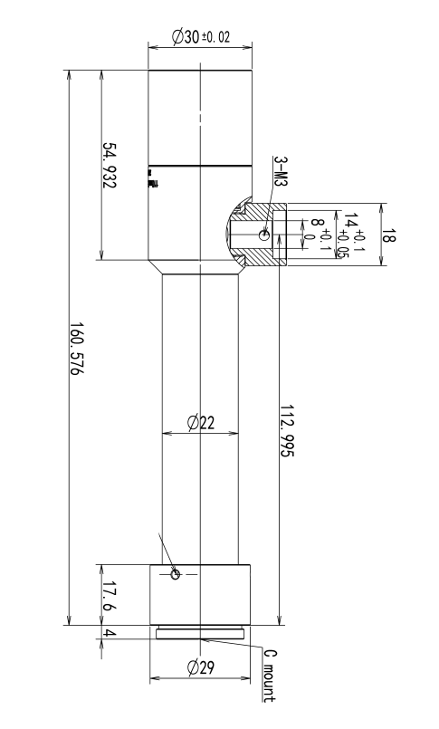 LS-TCL-2809 dimensions (mm)