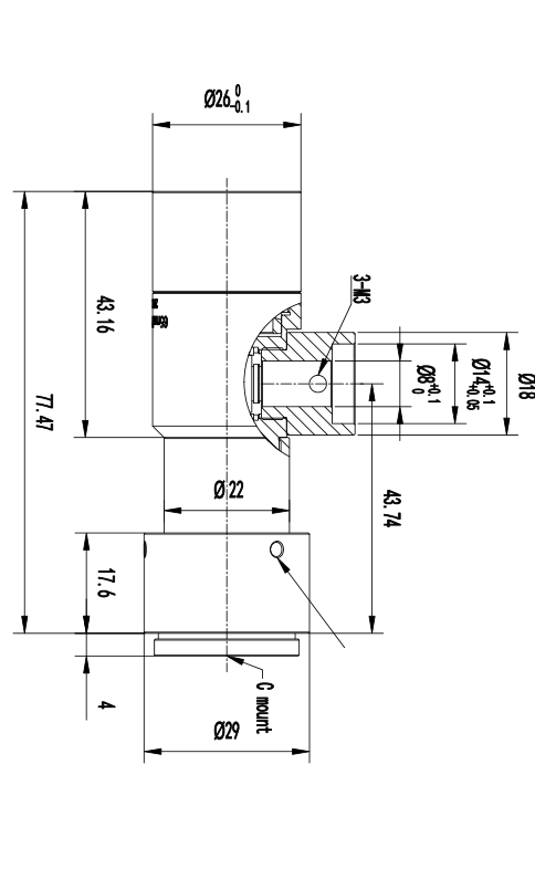 LS-TCL-2819 dimensions (mm)