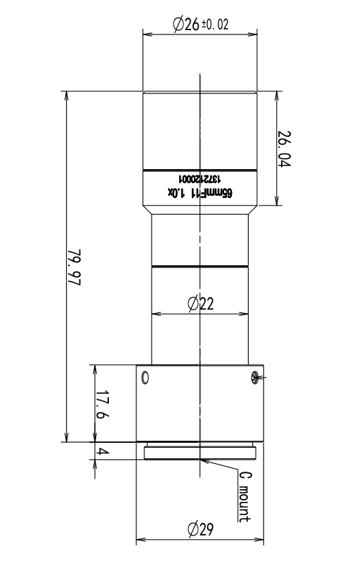 LS-TCL-2820 dimensions (mm)