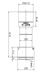 LS-TCL-2820 dimensions (mm)