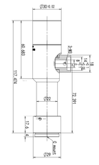 LS-TCL-2827 dimensions (mm)
