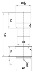 LS-TCL-2818 dimensions (mm)