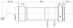 LS-TCL-2888 dimensions (mm)