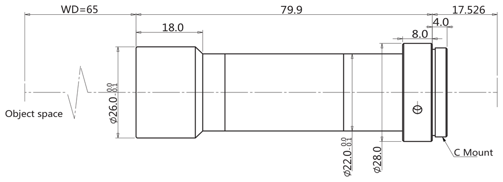 LS-TCL-2867 dimensions (mm)
