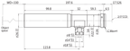 LS-TCL-2876 dimensions (mm)