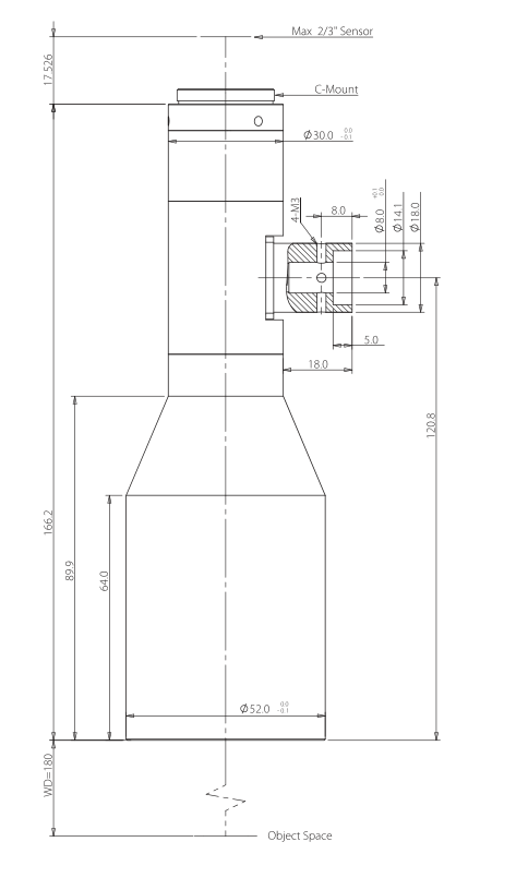LS-TCL-2898 dimensions (mm)