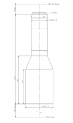 LS-TCL-2899 dimensions (mm)