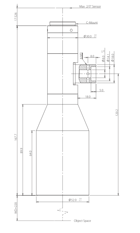 LS-TCL-2900 dimensions (mm)