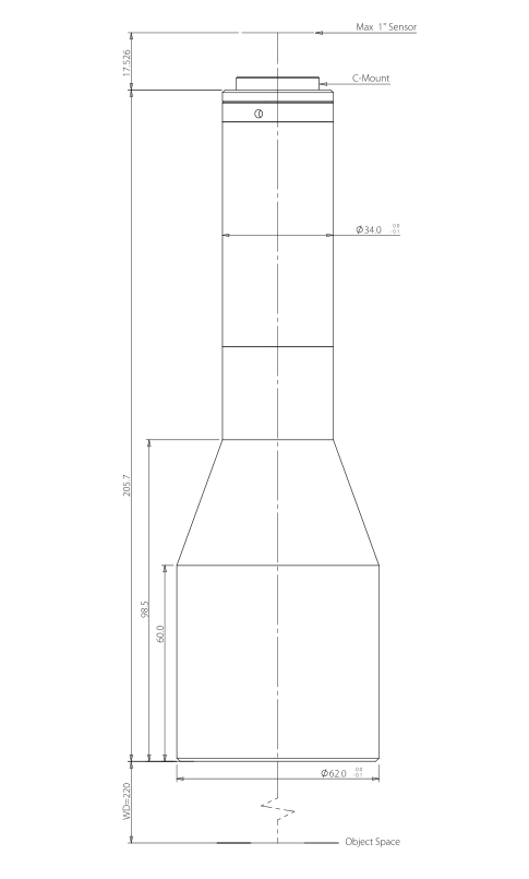 LS-TCL-2902 dimensions (mm)