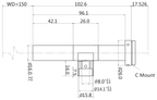LS-TCL-2955 dimensions (mm)