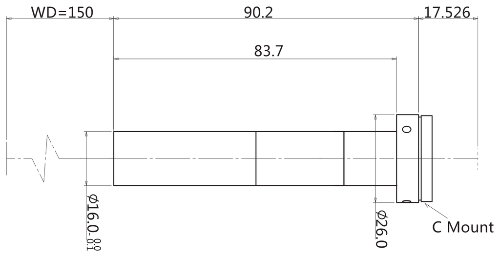 LS-TCL-2946 dimensions (mm)