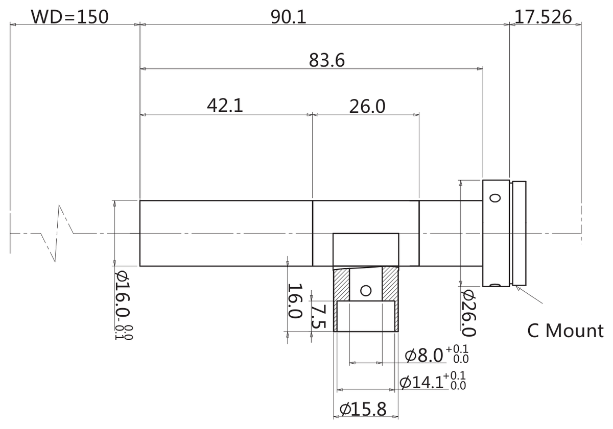 LS-TCL-2939 dimensions (mm)