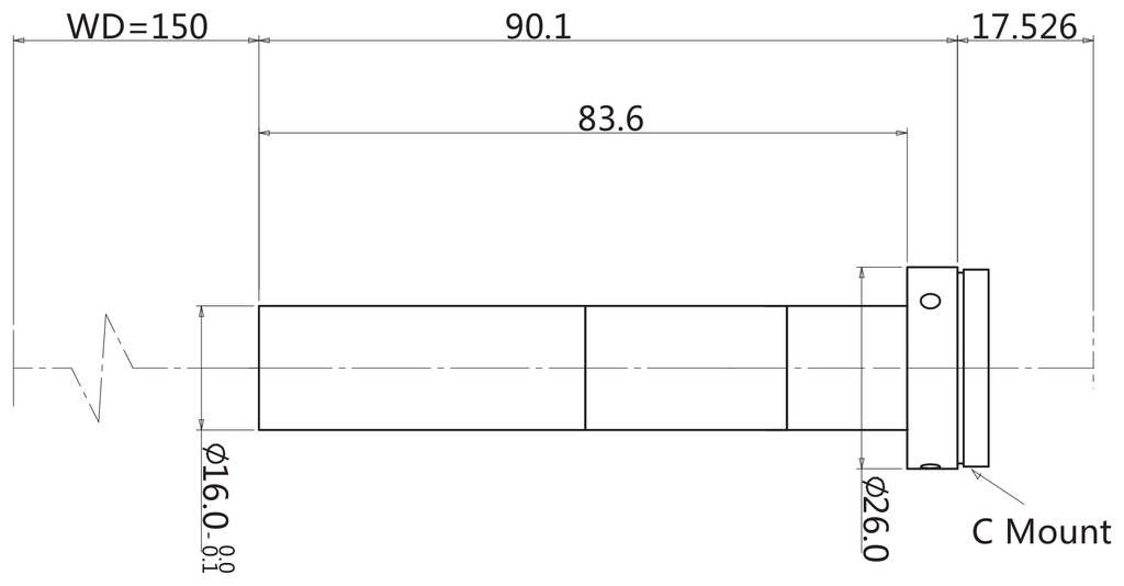 LS-TCL-2938 dimensions (mm)