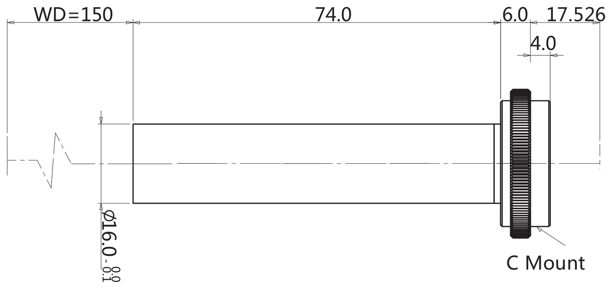 LS-TCL-2932 dimensions (mm)