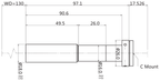 LS-TCL-2930 dimensions (mm)