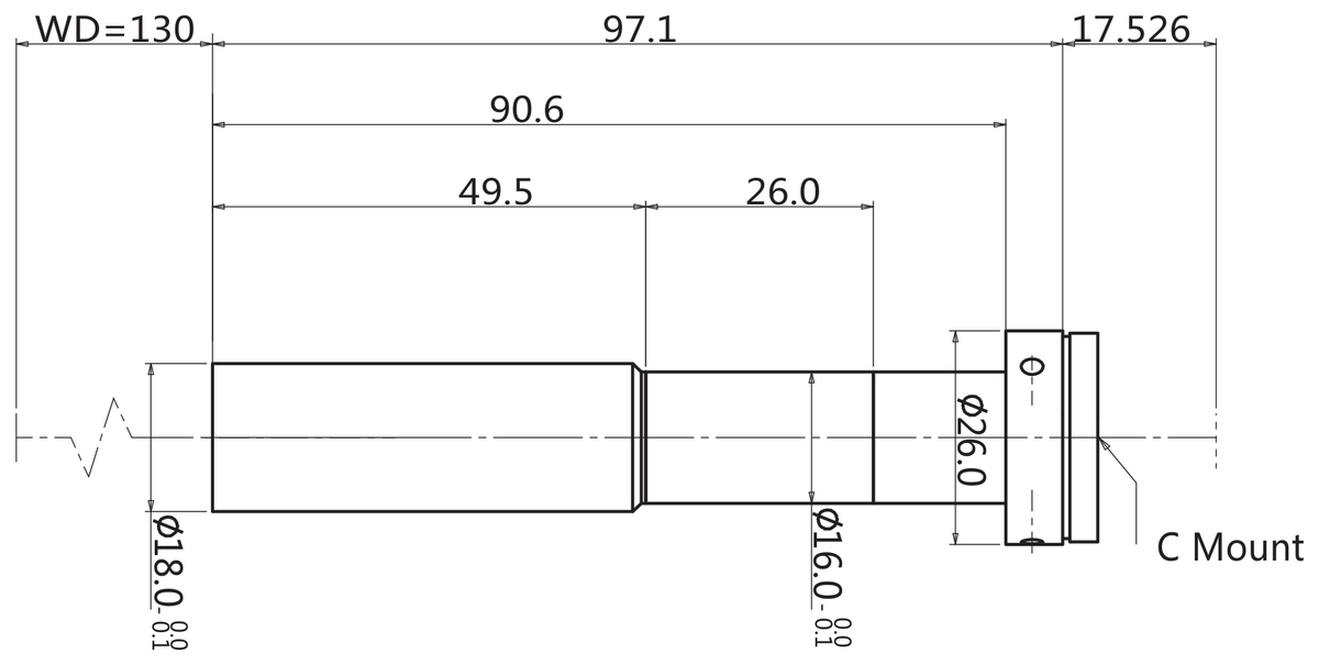 LS-TCL-2930 dimensions (mm)