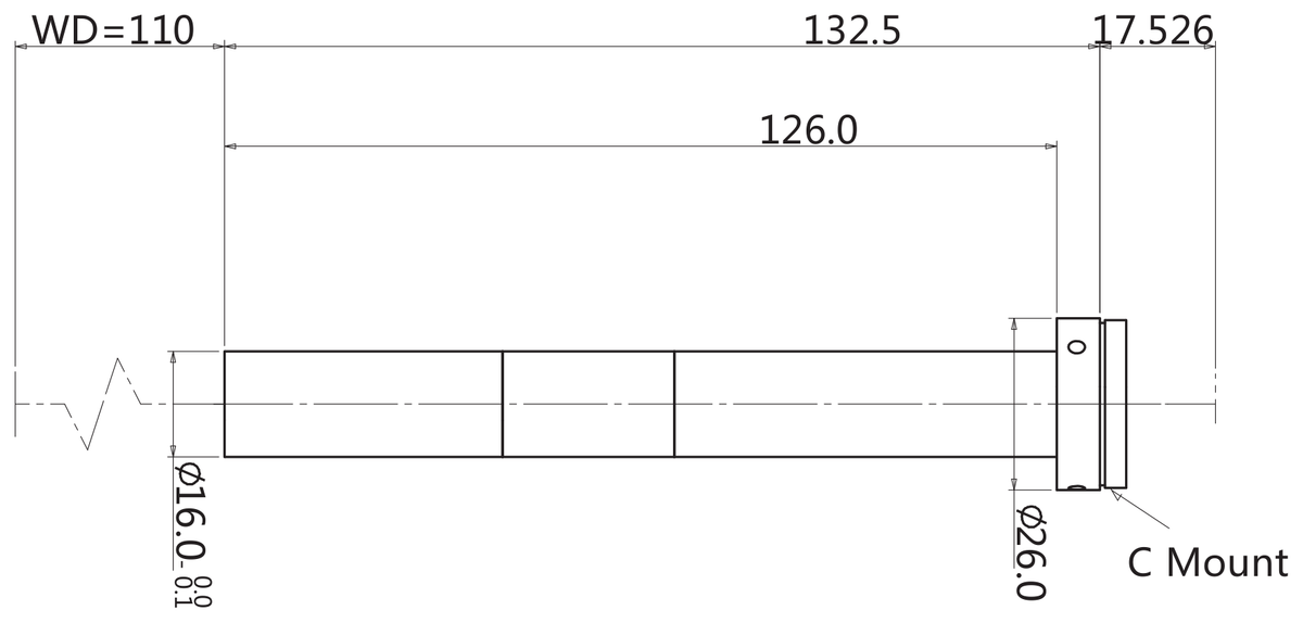 LS-TCL-2968 dimensions (mm)