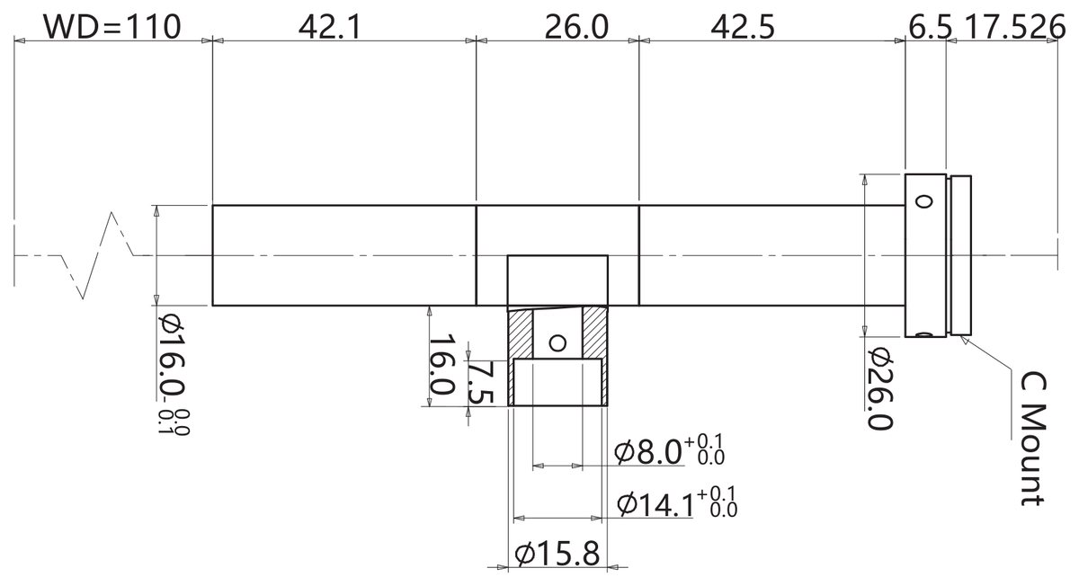 LS-TCL-2963 dimensions (mm)