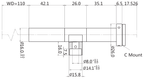 LS-TCL-2959 dimensions (mm)
