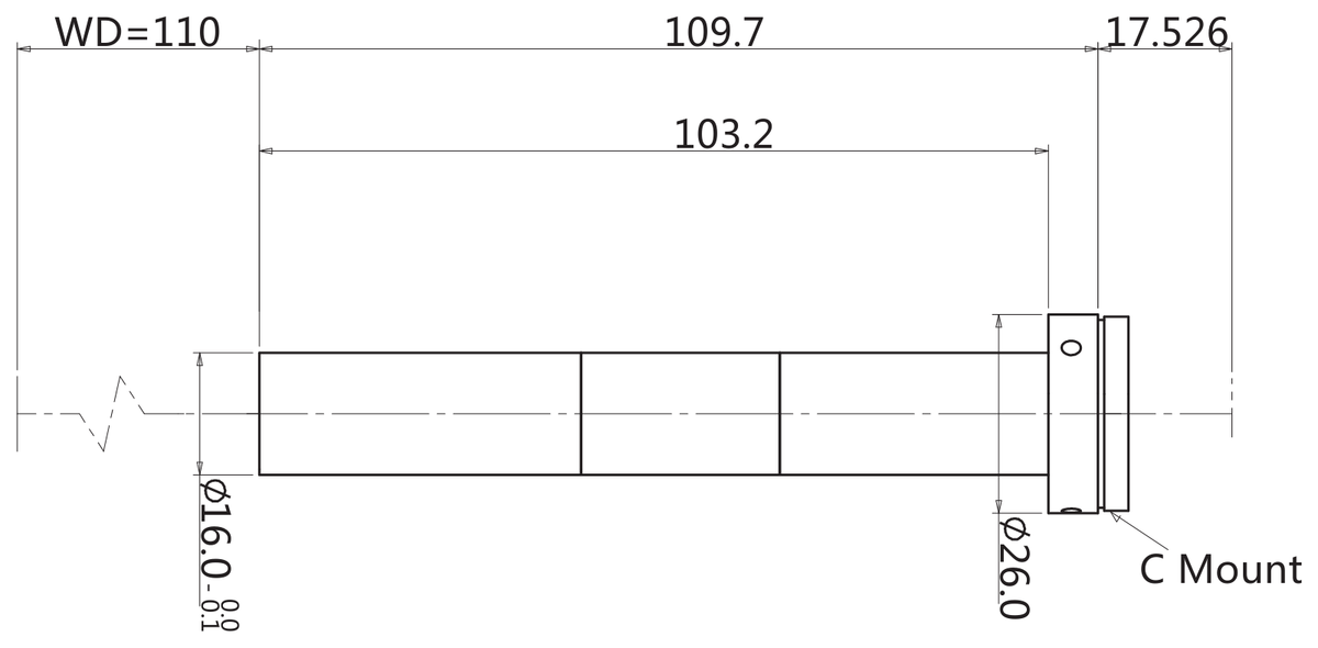 LS-TCL-2958 dimensions (mm)