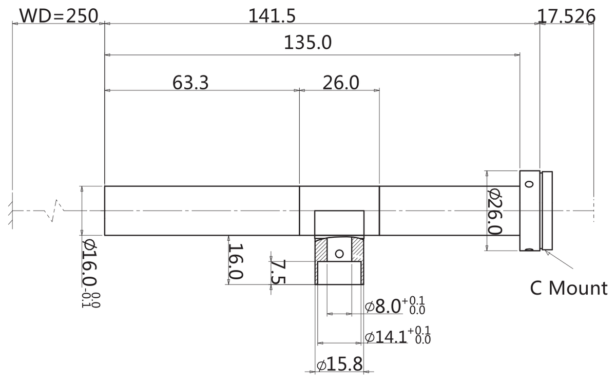 LS-TCL-2949 dimensions (mm)
