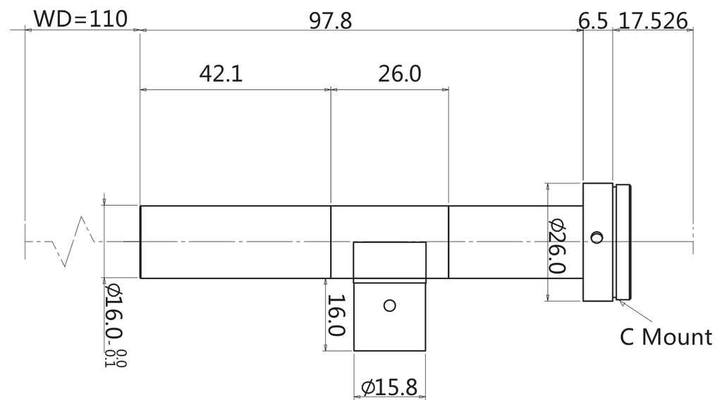 LS-TCL-2945 dimensions (mm)