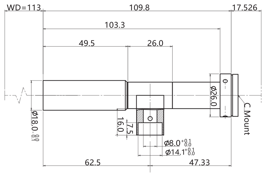 LS-TCL-2937 dimensions (mm)