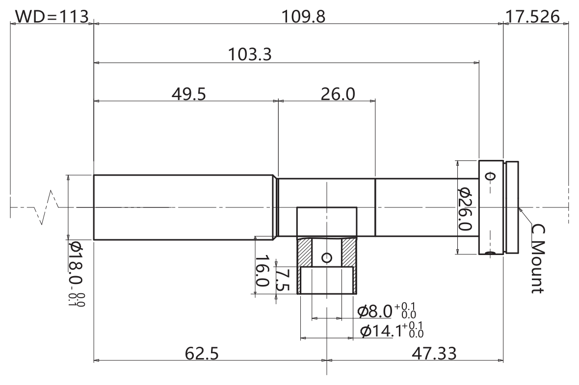 LS-TCL-2937 dimensions (mm)