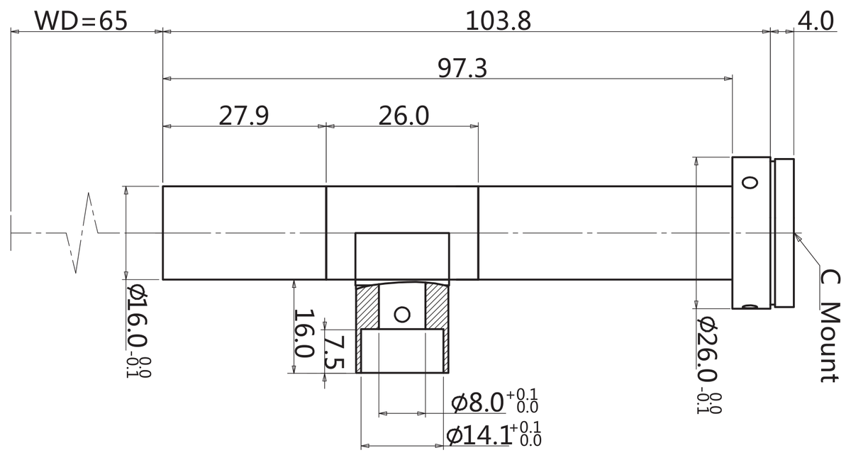 LS-TCL-2967 dimensions (mm)