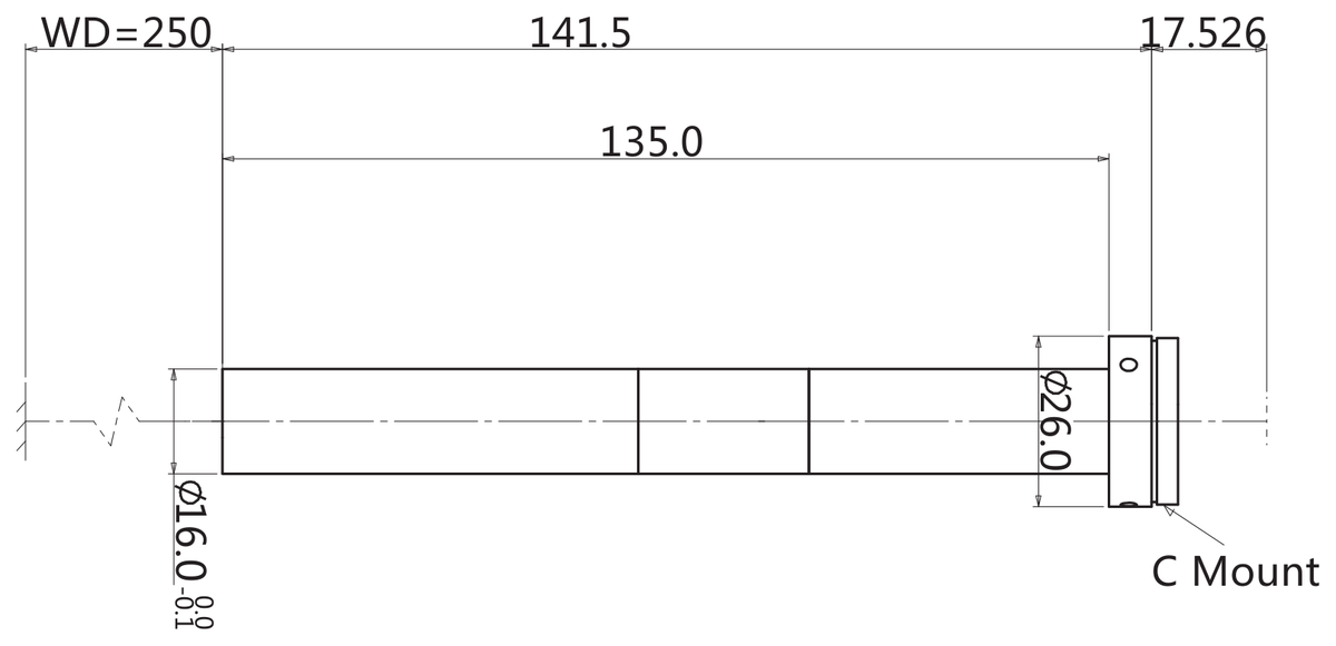 LS-TCL-2948 dimensions (mm)