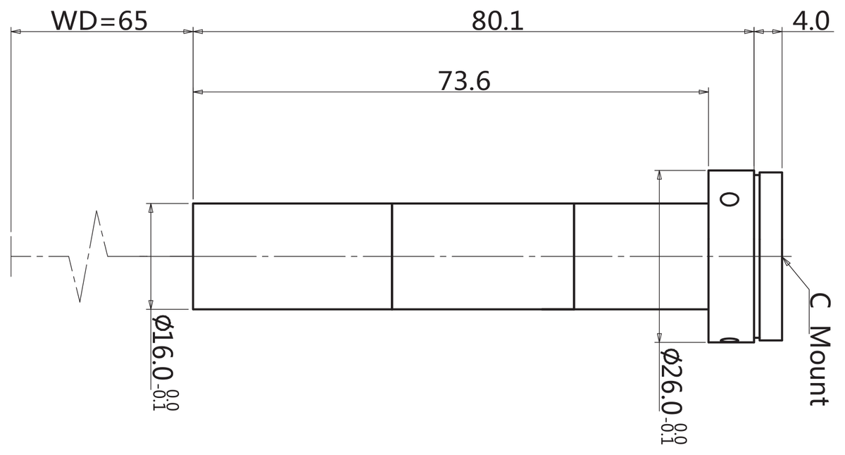 LS-TCL-2950 dimensions (mm)