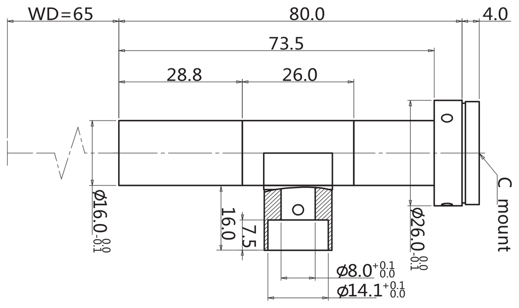 LS-TCL-2935 dimensions (mm)