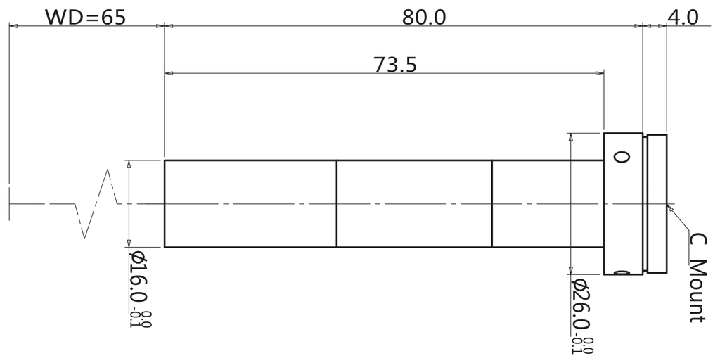LS-TCL-2934 dimensions (mm)