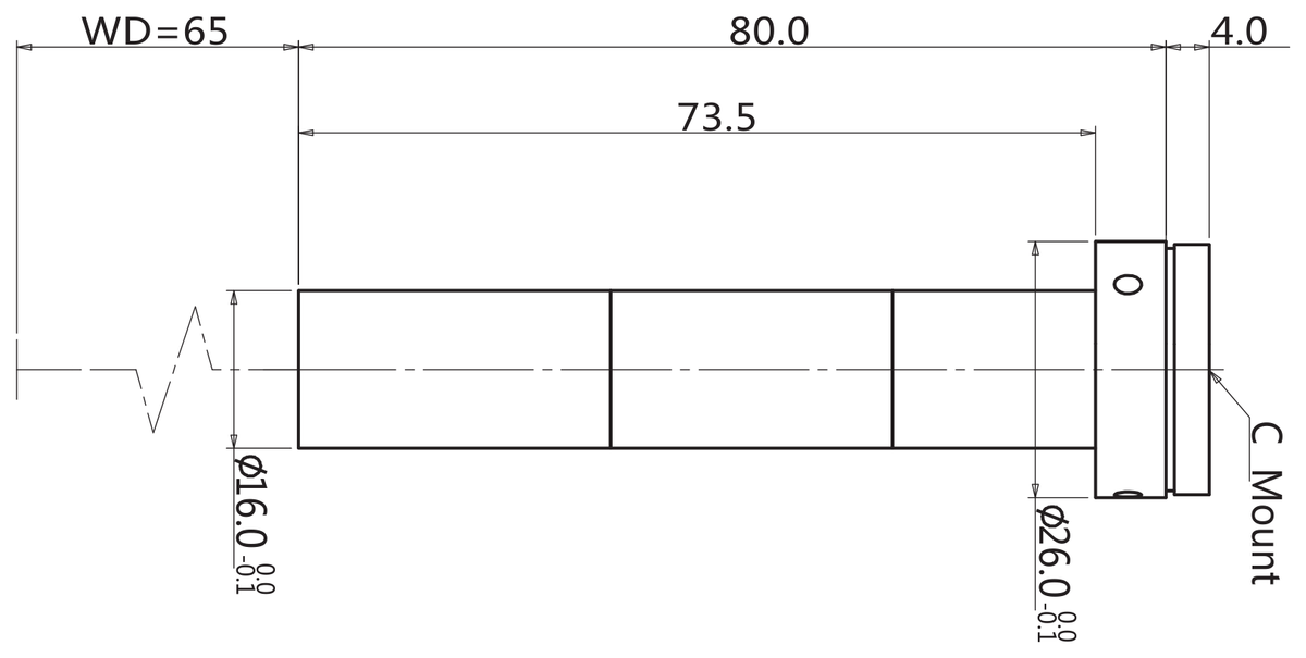 LS-TCL-2934 dimensions (mm)
