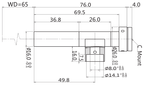 LS-TCL-2929 dimensions (mm)