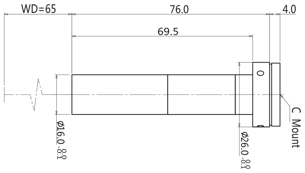 LS-TCL-2928 dimensions (mm)