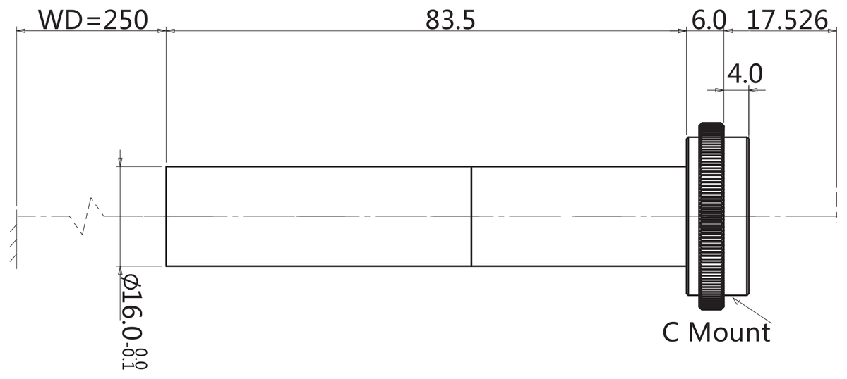 LS-TCL-2933 dimensions (mm)