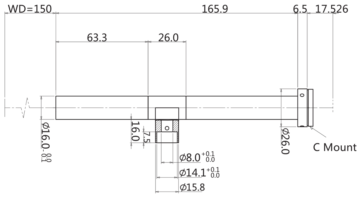 LS-TCL-2971 dimensions (mm)