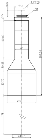 LS-TCL-2982 dimensions (mm)