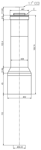 LS-TCL-2977 dimensions (mm)