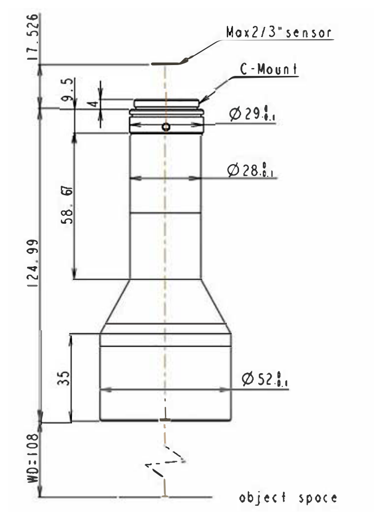 LS-TCL-3003 dimensions (mm)
