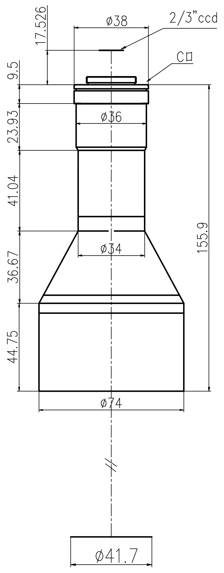 LS-TCL-3016 dimensions (mm)