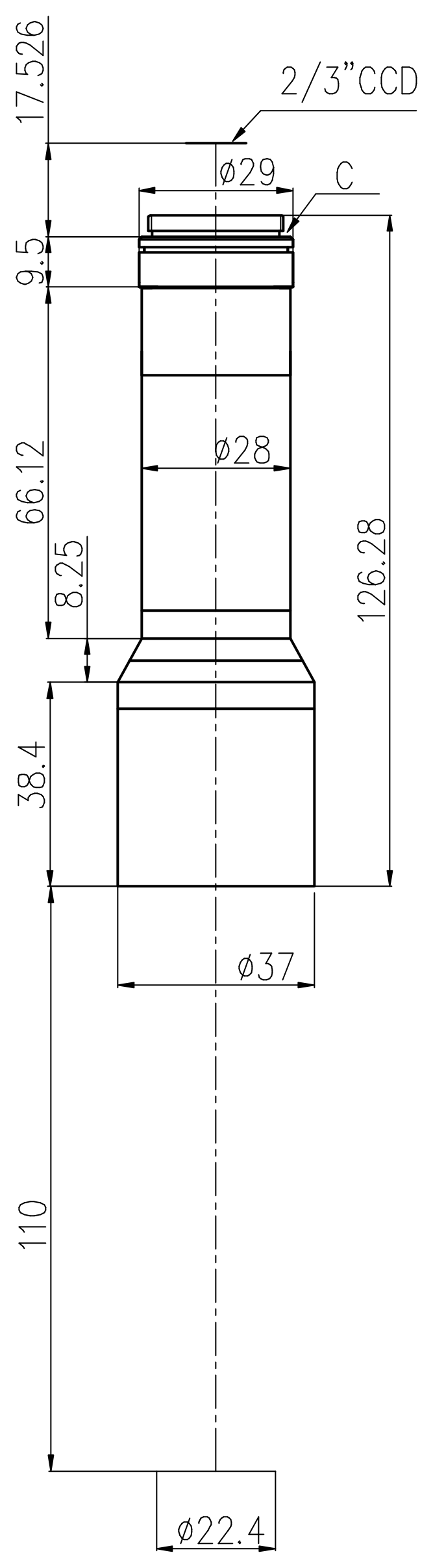 LS-TCL-3006 dimensions (mm)