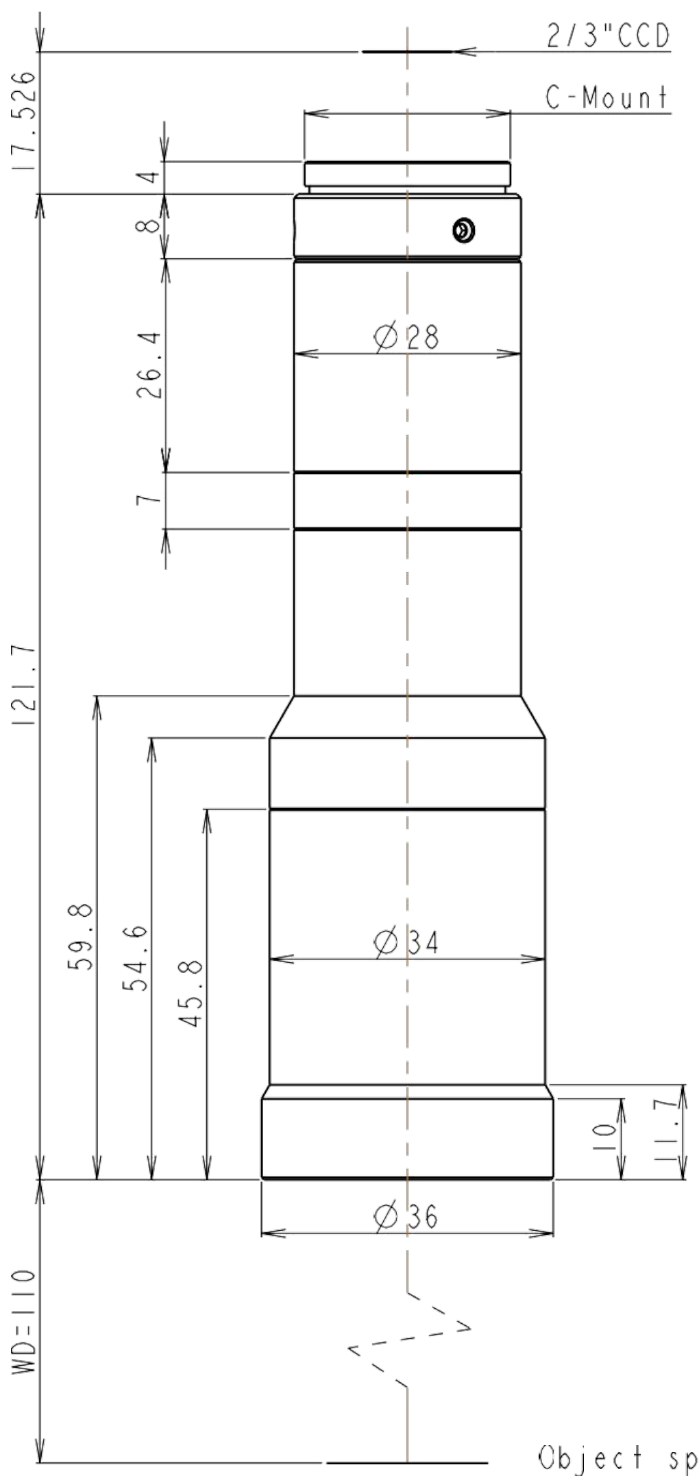 LS-TCL-3009 dimensions (mm)