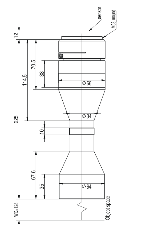LS-VCM210-48-AL dimensions (mm)
