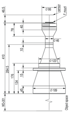 LS-VCM35F-150-AL dimensions (mm)