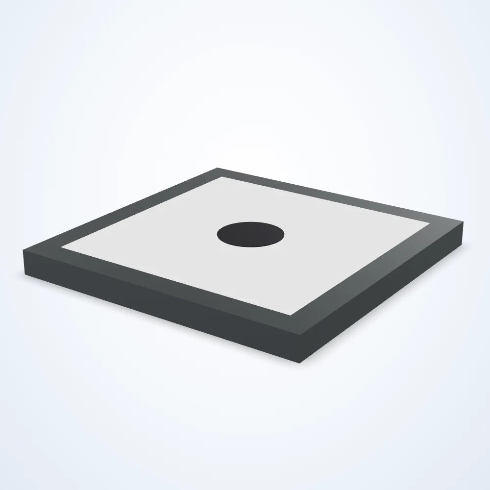 Flat dome light, 306 x 306 mm lit area (LS-FDL-0004) - view 2