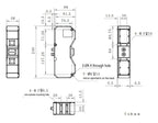 MIS-DP3600-10D dimensions (mm)
